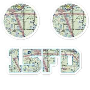 Orange Hill Airport (15FD) VFR Sectional Sticker Pack