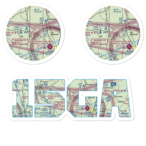 Darla's Airport (15GA) VFR Sectional Sticker Pack