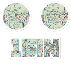 Bugtown Airport (15IN) VFR Sectional Sticker Pack