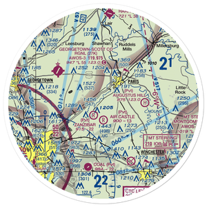 Brennan Farm Airport (15KY) VFR Sectional Sticker (30 mile)