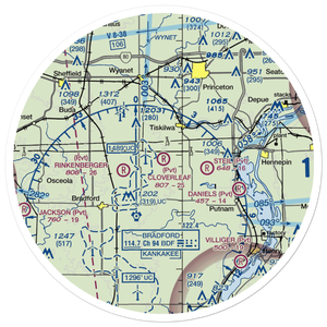 Cloverleaf Ranch Airport (15LL) VFR Sectional Sticker (30 mile)