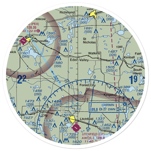 Tyler Farms Airport (15MN) VFR Sectional Sticker (30 mile)