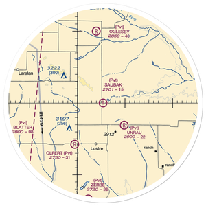 Saubak Airport (15MT) VFR Sectional Sticker (30 mile)