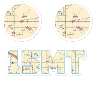 Saubak Airport (15MT) VFR Sectional Sticker Pack