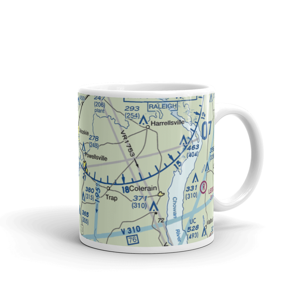Dragonfly Field (15NC) VFR Sectional  Mug 