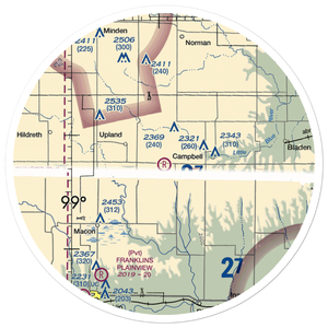 Sindt Airport (15NE) VFR Sectional Sticker (30 mile)