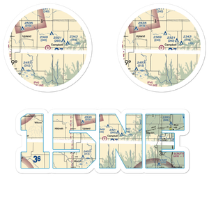 Sindt Airport (15NE) VFR Sectional Sticker Pack