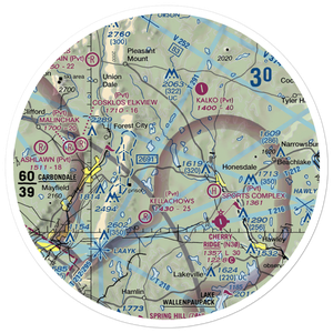 Cavage Personal Use Airport (15PA) VFR Sectional Sticker (30 mile)
