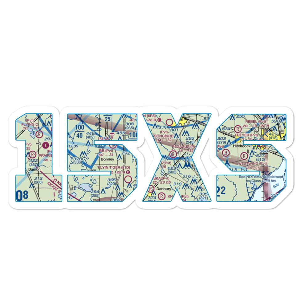 Toy Airpark (15XS) VFR Sectional Sticker 