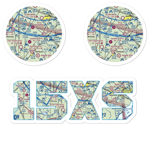 Toy Airpark (15XS) VFR Sectional Sticker Pack