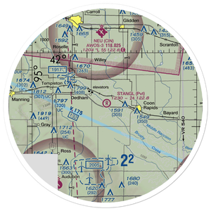 Stangl STOLport (16IA) VFR Sectional Sticker (30 mile)