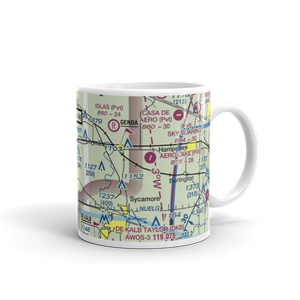 Harold Bunger Airport (16IL) VFR Sectional  Mug