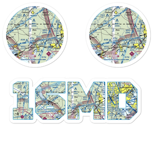 High Valley Airport (16MD) VFR Sectional Sticker Pack