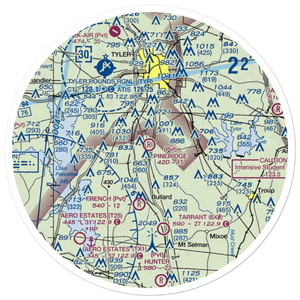 Pineridge STOLport (16TS) VFR Sectional Sticker (30 mile)