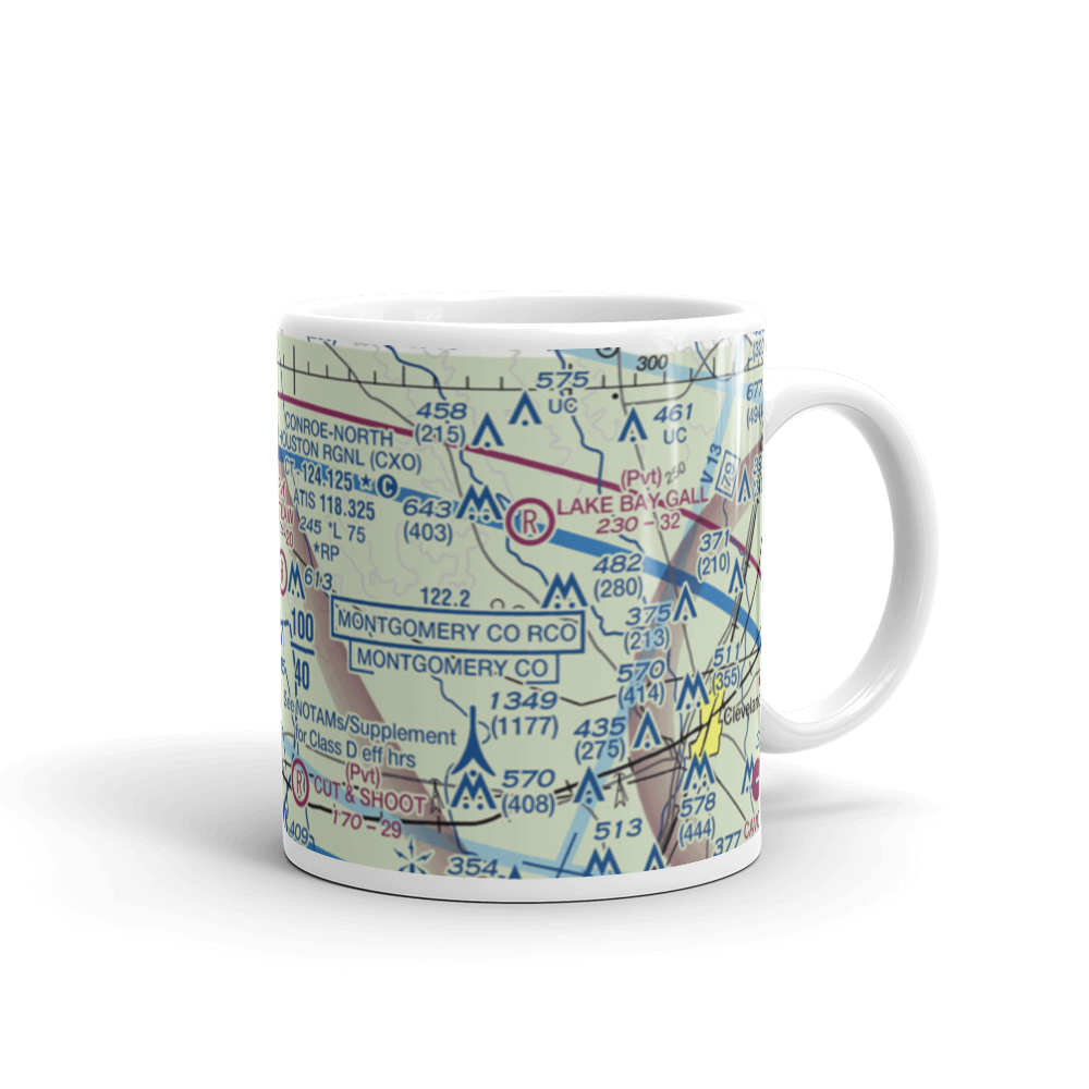 Outlaw Flyers Airport (16XS) VFR Sectional  Mug 