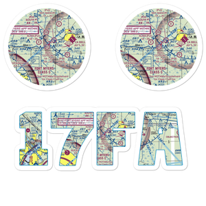 Cotton Strip (17FA) VFR Sectional Sticker Pack