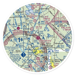 Jumbolair-Greystone Airport (17FL) VFR Sectional Sticker (30 mile)