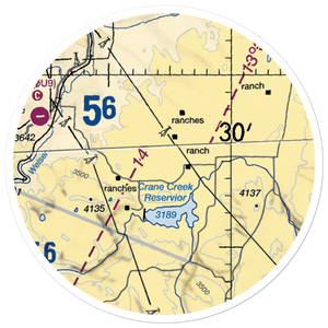 Coyote Ridge Airport (17ID) VFR Sectional Sticker (20 mile)