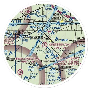 Dreessen Field (17II) VFR Sectional Sticker (20 mile)
