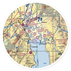 Abel Ranch Airport (17MT) VFR Sectional Sticker (30 mile)