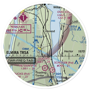 Re-Dun Field (17NK) VFR Sectional Sticker (20 mile)