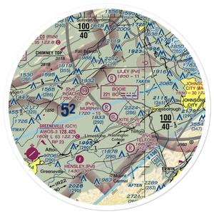 Murphy Field (17TN) VFR Sectional Sticker (30 mile)