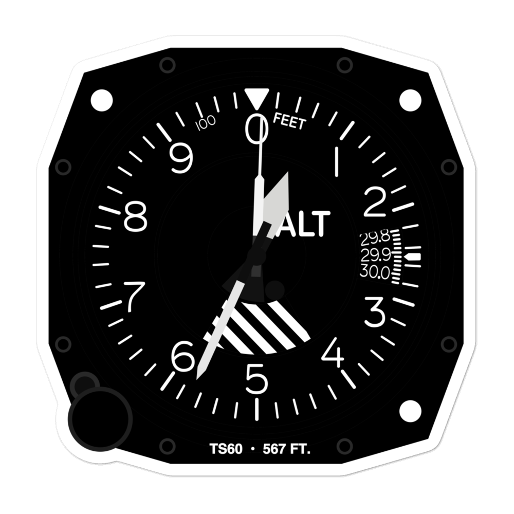 Superturf Heliport (TS60) Altimeter Stickers 