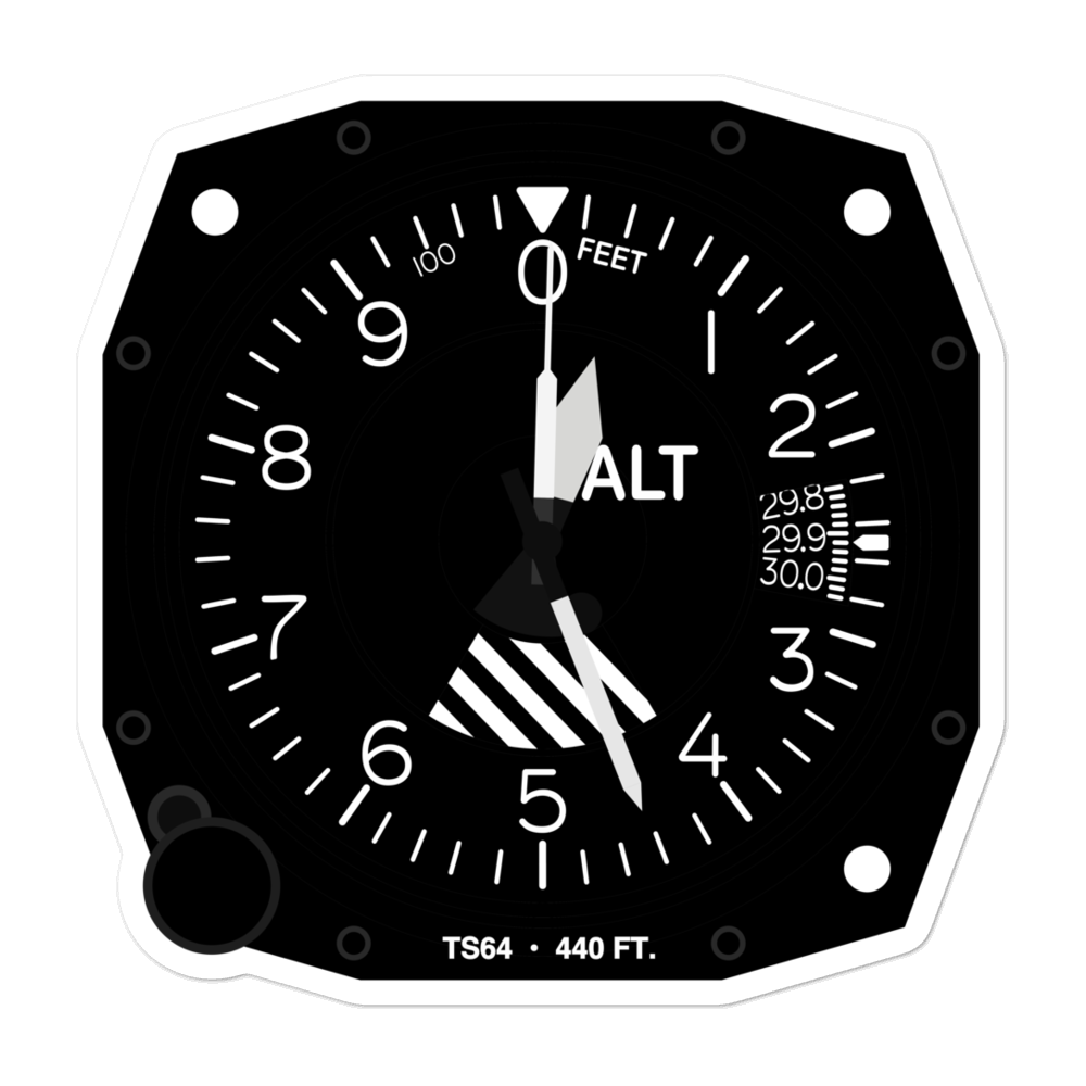 Kimi Heliport (TS64) Altimeter Stickers 