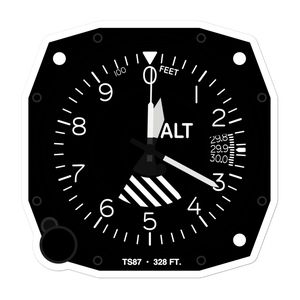 Bridle Ridge Airport (TS87) Altimeter Stickers