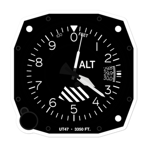 Grassy Meadows/Sky Ranch Landowners Assn Airport (UT47) Altimeter Stickers