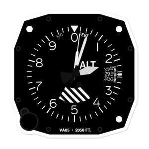 Clinchfield Heliport (VA05) Altimeter Stickers