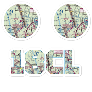 Bowles Airport (18CL) VFR Sectional Sticker Pack