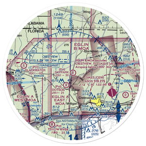 Skypark Estates Owners Assoc Airport (18FD) VFR Sectional Sticker (30 mile)