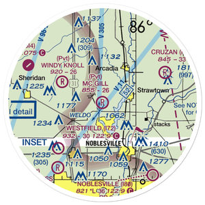 Mc Gill Airport (18II) VFR Sectional Sticker (20 mile)
