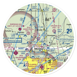 Mc Gill Airport (18II) VFR Sectional Sticker (30 mile)