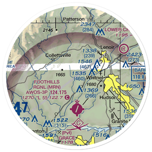 Lanni Field (18NC) VFR Sectional Sticker (20 mile)