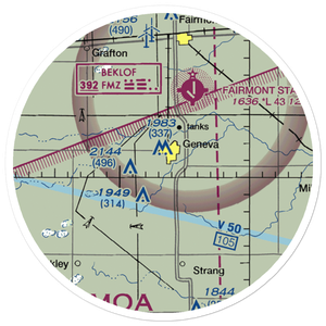 Doc's Airport (18NE) VFR Sectional Sticker (20 mile)