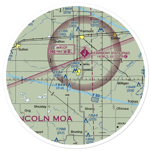 Doc's Airport (18NE) VFR Sectional Sticker (30 mile)