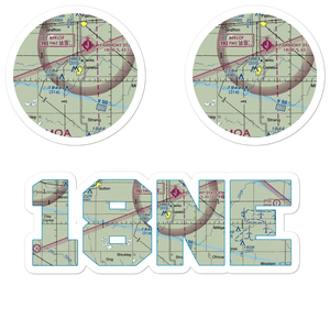 Doc's Airport (18NE) VFR Sectional Sticker Pack