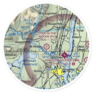 Strip in the Woods Airport (18NY) VFR Sectional Sticker (20 mile)
