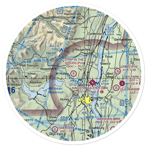 Strip in the Woods Airport (18NY) VFR Sectional Sticker (30 mile)