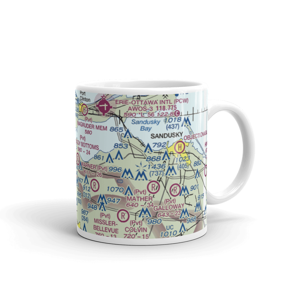 Boggy Bottoms Airport (18OI) VFR Sectional  Mug 