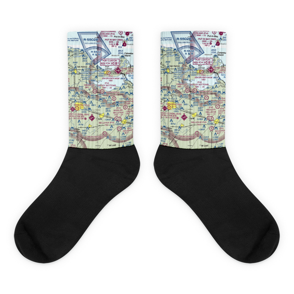 Boggy Bottoms Airport (18OI) VFR Sectional Socks 