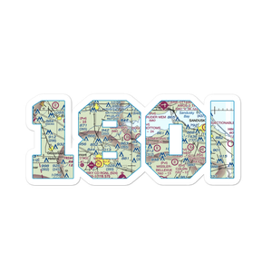 Boggy Bottoms Airport (18OI) VFR Sectional Sticker