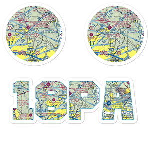 Slack Airport (18PA) VFR Sectional Sticker Pack