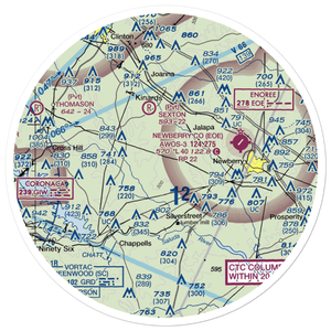 Connelly Field (18SC) VFR Sectional Sticker (30 mile)