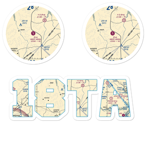 West Kerr Ranch Airport (18TA) VFR Sectional Sticker Pack