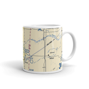 Gardner Farm Airport (18XS) VFR Sectional  Mug