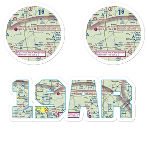 Naylor field (19AR) VFR Sectional Sticker Pack