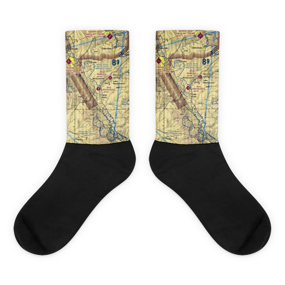 Montezuma Airport (19AZ) VFR Sectional Socks 